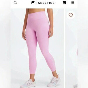 Fabletics XS lilac purple lavender define 7/8 high waisted legging NWT